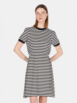 Платье-футболка короткое летнее женское Colin's CL1073246BLK XS Black (8684112613659)