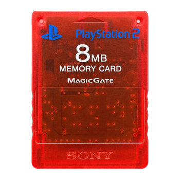 Карта Памяти Sony PlayStation 2 SCPH-10020 8MB Crimson Red Б/У