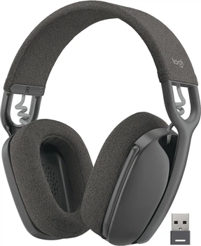Навушники Logitech Zone Vibe Wireless Teams Graphite (981-001157)
