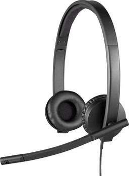 Навушники Logitech H570e Corded Stereo USB Headset (Teams version) - Black - EMEA28-935 - USB-C (981-001431)