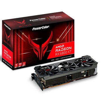 Видеокарта PowerColor Red Devil Radeon RX 6800 XT 16GB GDDR6 (AXRX 6800XT 16GBD6-3DHE/OC)