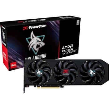Видеокарта PowerColor Hellhound AMD Radeon RX 9060 XT 16GB GDDR6 (RX9060XT 16G-L/OC) UA [171719]