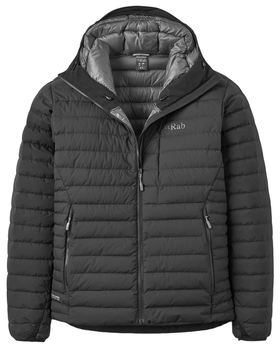 Куртка Rab Microlight Windstopper Hoody чоловіча Black M чорна