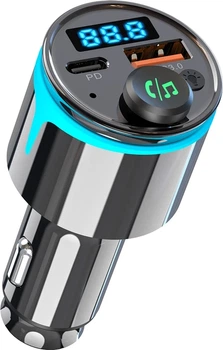 FM-модулятор/дисплей 30W (PD+QC3.0) Type-C+USB Proove Nexus black UA (FMNX30110001)