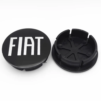 Колпачок заглушка ступицы колеса Fiat 48 мм черный