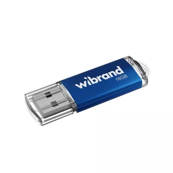Флеш пам'ять USB 16 GВ Wibrand Cougar USB 2.0 блакитний