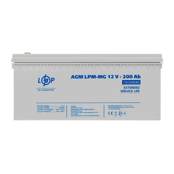 Аккумулятор мультигелевый LPM-MG 12V - 200 Ah Уценка 05.2024