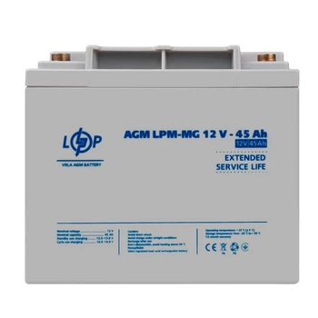 Аккумулятор мультигелевый LPM-MG 12V - 45 Ah Уценка 10.2024