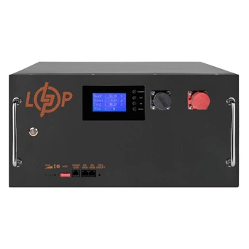 Аккумулятор LP LiFePO4 51,2V-150 Ah (7680 Wh) (BMS SP 150A/100 А) RM RS485/CAN LCD BL