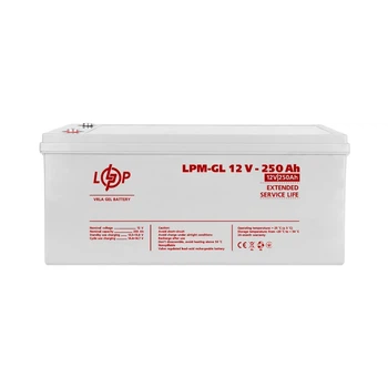 Аккумулятор гелевый LPM-GL 12V - 250 Ah