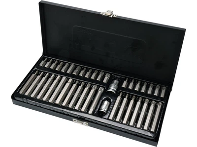 Набор бит Torx Hex Spline Yato YT-0400 40 шт 30/75 мм S2 1/2" 3/8"