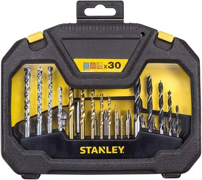 Набір свердел і біт STANLEY 30 шт STA7183-XJ