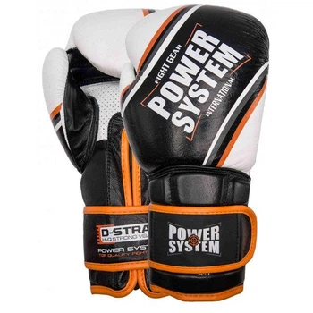 Перчатки для бокса PowerSystem PS 5006 Contender Black-Orange Line 12 oz R145005