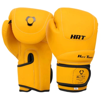 Рукавички боксерські PU HARD TOUCH BO-7377 Жовтий 12 унцій