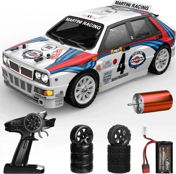 Радиоуправляемая машинка MJX Hyper Go 14302 1:14 Brushless 4WD до 42 км/ч, RC дрифт автомобиль на пульте управления, 2 комплекта колес, RTR