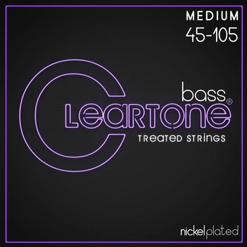 Струни для бас-гітари Cleartone Bass Nickel-Plated Steel 45-105 (Regular Light)