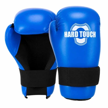 Перчатки для тхэквондо/карате PU HARD TOUCH BO-00132 синий, размер S