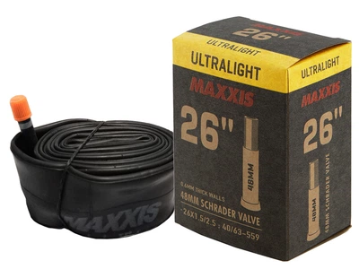 Камера для велосипеда 26"x1.50/2.50" Maxxis Ultralight (40/63-559) AV 48мм