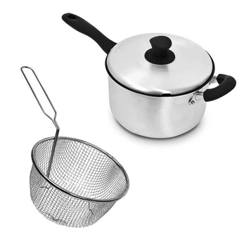Фритюрниця-ковш із сіткою та індукційним дном 4 л / 22×12 см (Y7860406)