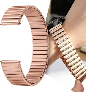Эластичный Металлический Ремешок FlexSteel (22 мм) Rose Gold (45537-27)