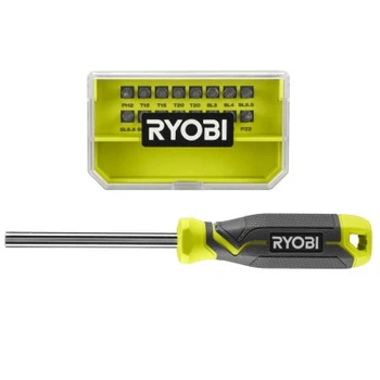 Отвертка Ryobi RHSDM1701, битодержатель 1/4", 100мм, 16 бит, SL, PH, PZ, Torx, кейс