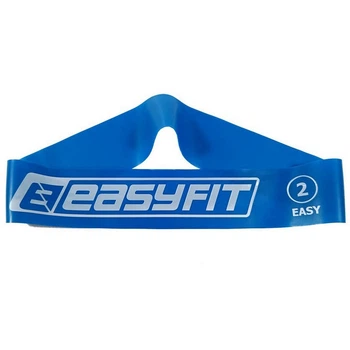 Спортивная резинка для фитнеса петля для тренировки 5кг EasyFit синего цвета