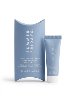 Зволожувальний крем Summer Fridays Rich Cushion Ultra Plumping Cream з гіалуроновою кислотою та скваланом, міні версія 10 ml