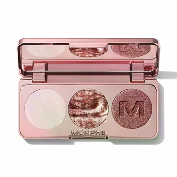 Трио теней для век Morphe Dazzling Metallics, Pinky Ring, 3,5 g
