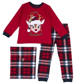 Пижама новогодняя Chicco Red Plaid Merry Christmas Красная Размер 92