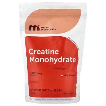 Креатин моногідрат Micro Ingredients Creatine Monohydrate Powder 500 грам