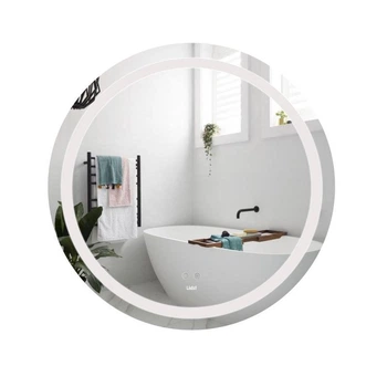 Дзеркало Lidz Aria R800 з LED-підсвічуванням Touch, з антизапотіванням, з димером, LD78LR800