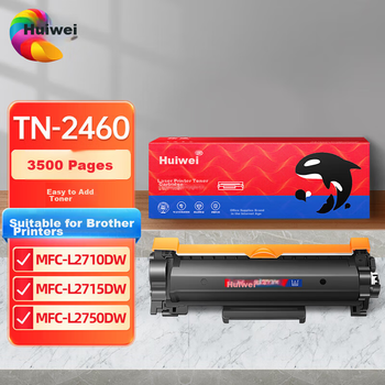 Тонер-картридж Huiwei TN-2460, совместим с Brother HL-L2385DW, L2710DW, L2713DW, L2730DW, L2715DW, L2750DW, аналог TN2480