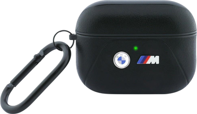 Чохол CG Mobile BMW Leather Curved Line для Apple AirPods Pro 3 Black (BMAP322PVTK)