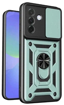 Протиударний чохол Armor Ring + захиcт камери для Samsung Galaxy A37 (A376) case Simon зелений