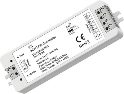 Sterownik LED Skydance V3 3-kanałowy 12-24 V 4 A (HS083083)