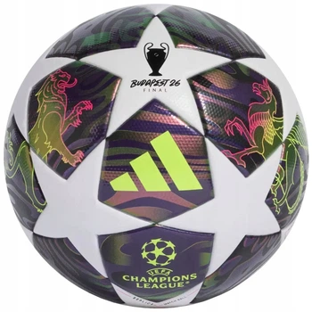 Футбольний м'яч Adidas UCL League 2026 Budapest JX, розмір 4, різнокольоровий
