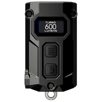 Ліхтар-брелок Nitecore TINI 3 (600 Lm, Алюмінієвий, Type-C, IP54, Чорний)