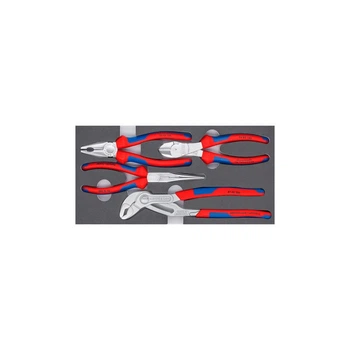 Набор хромированных инструментов "basic chrom" Knipex, 00 20 01 V17