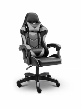 Крісло ігрове GAMING CHAIR G-001 колір чорний-сірий