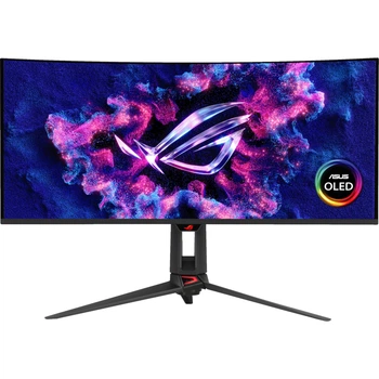 Монітор Asus 34" ROG Swift OLED PG34WCDN 2xHDMI, DP, USB-C, 3xUSB, Audio, QD-OLED, 3440x1440, 21:9, 360Hz, 0.03ms, DCI-P3 99%, CURVED, G-SYNC, FreeSync, HAS, HDR500 (90LM0CU0-B01971)