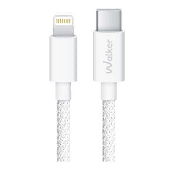 Кабель USB WALKER C860 Type-C to Lightning 30W white