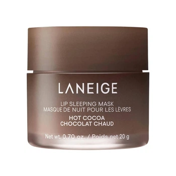Нічна маска для губ LANEIGE Lip Sleeping Mask Hot Cocoa 20 г — зволожуюча маска з ароматом гарячого шоколаду для м'якості та відно