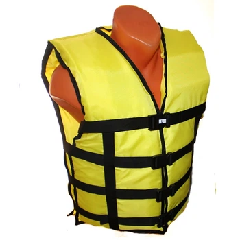 Жилет страховочный спасательный детский Life Jacket Standart желтый M 50-70 кг Д86322