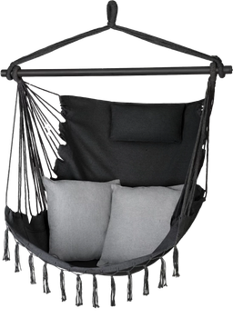 Садова гойдалка Luverno Boho Sois Чорна (L-66242)