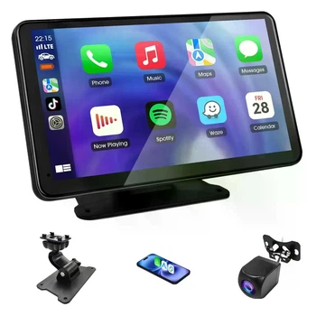 Автомагнитола Haudio 7" с Apple CarPlay, Android Auto и камерой заднего вида