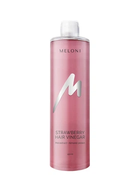 Ополаскиватель-эсенция клубничная MELONI STRAWBERRY HAIR VINEGAR 450 мл с фруктовыми экстрактами