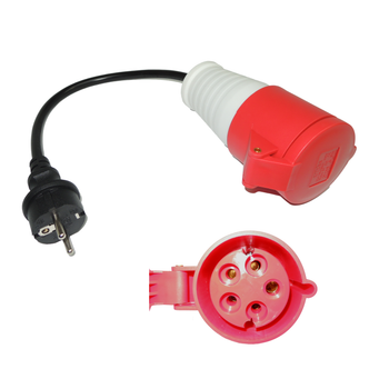 Кабель-перехідник GoodLink тип 225 (3P+N+E) ( CEE5-Shuko-0.5m )