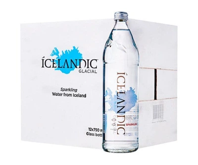 Упаковка джерельної негазованої води Icelandic Glacial скло 12 шт. х 0,75 л