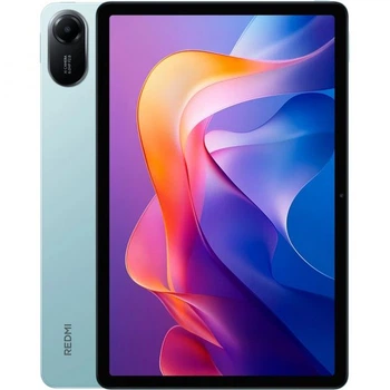 Планшет 11" Xiaomi Redmi Pad 2 Mint Green, Multi-Touch (2560x1600) ips, MediaTek Helio g100 Ultra 2.2GHz, ram 4Gb, rom 128Gb, no gps, Wi-Fi, bt, 2 Cam (8Mp + 5Mp), 9000 mAh, Android 15