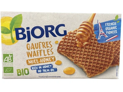Вафлі Bjorg органічні з натуральним медом 175 г (3229820791081)